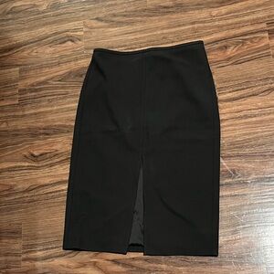 J Crew black pencil skirt size 10